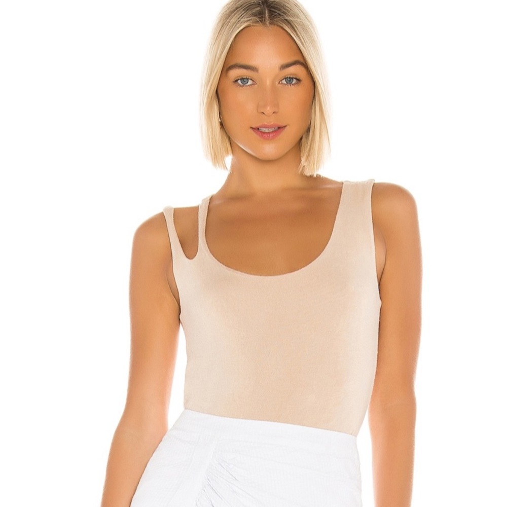 Brand New Dwayne Tank in Warm Beige Michael Lauren